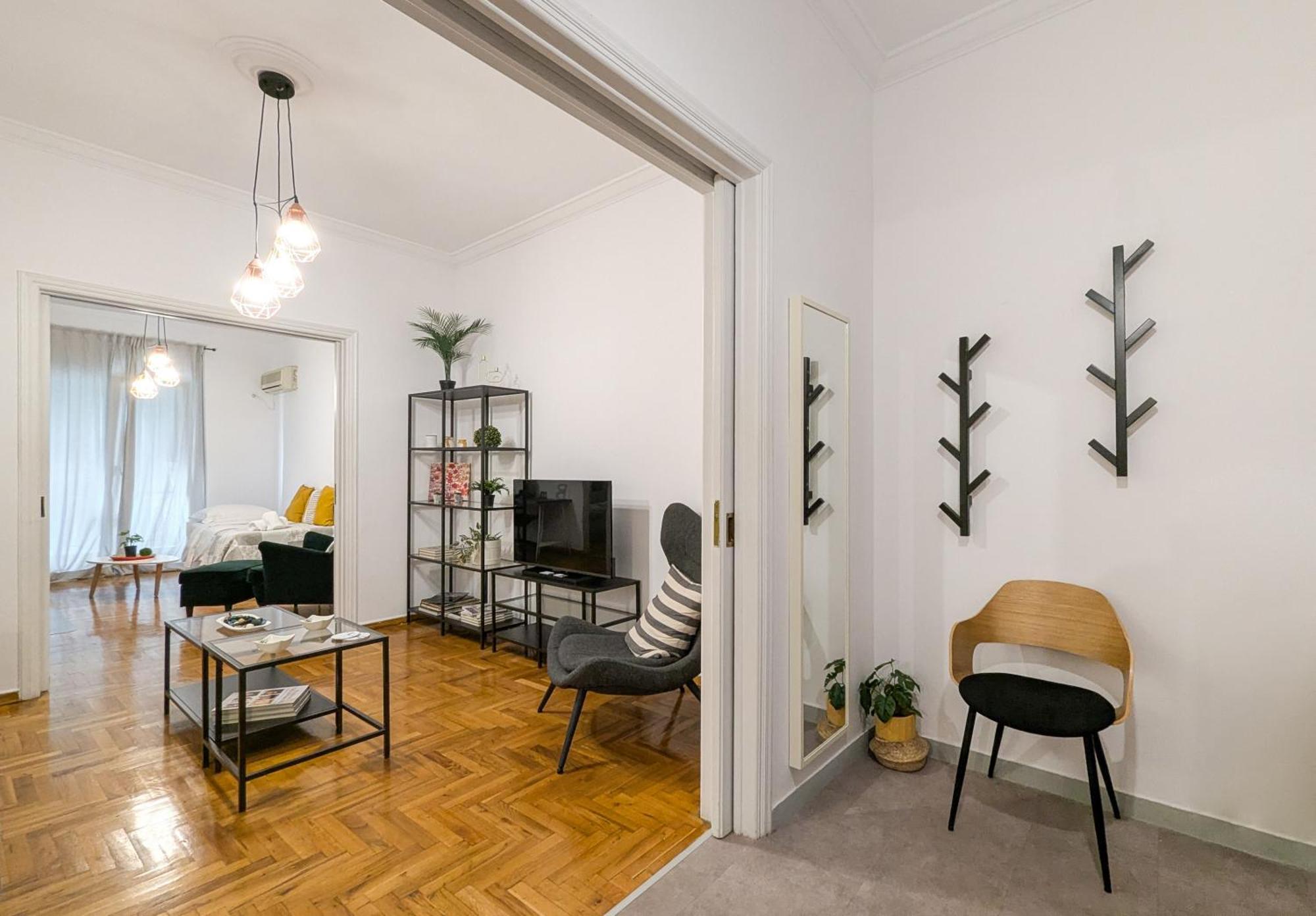Spacious Apt For 5 Guests Next To Acropolis&Metro Афины Экстерьер фото