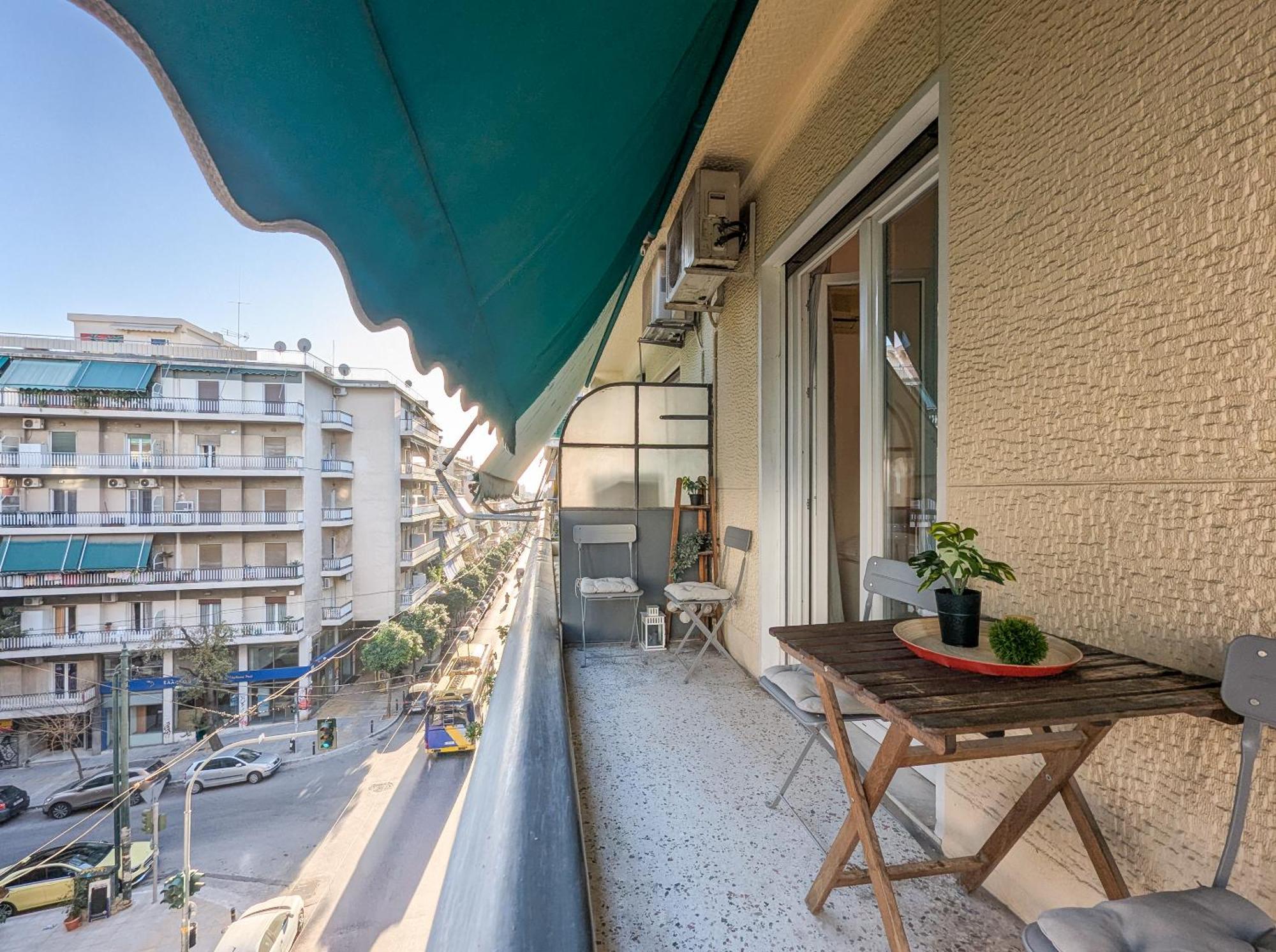 Spacious Apt For 5 Guests Next To Acropolis&Metro Афины Экстерьер фото