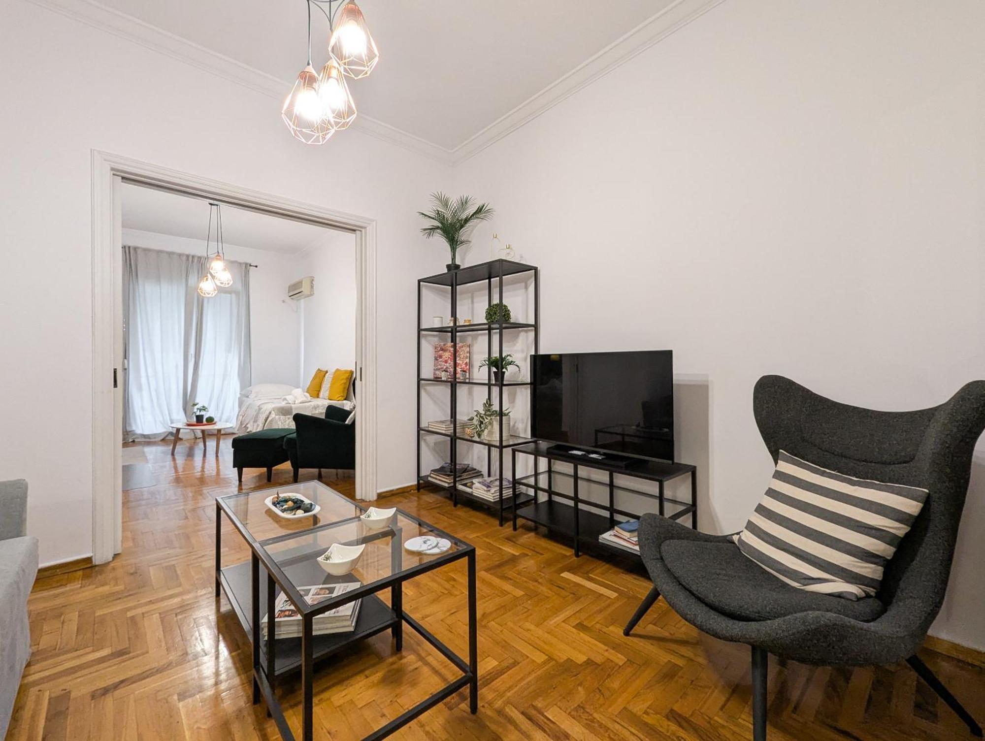 Spacious Apt For 5 Guests Next To Acropolis&Metro Афины Экстерьер фото